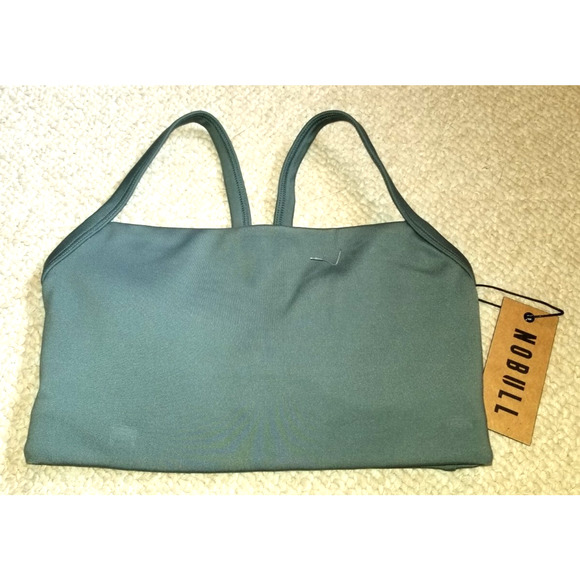 NOBULL Other - NWT Womens Sports Bra-NOBULL-'Balsam' green 'V-Back' pullover wireless-XS (A-C)
